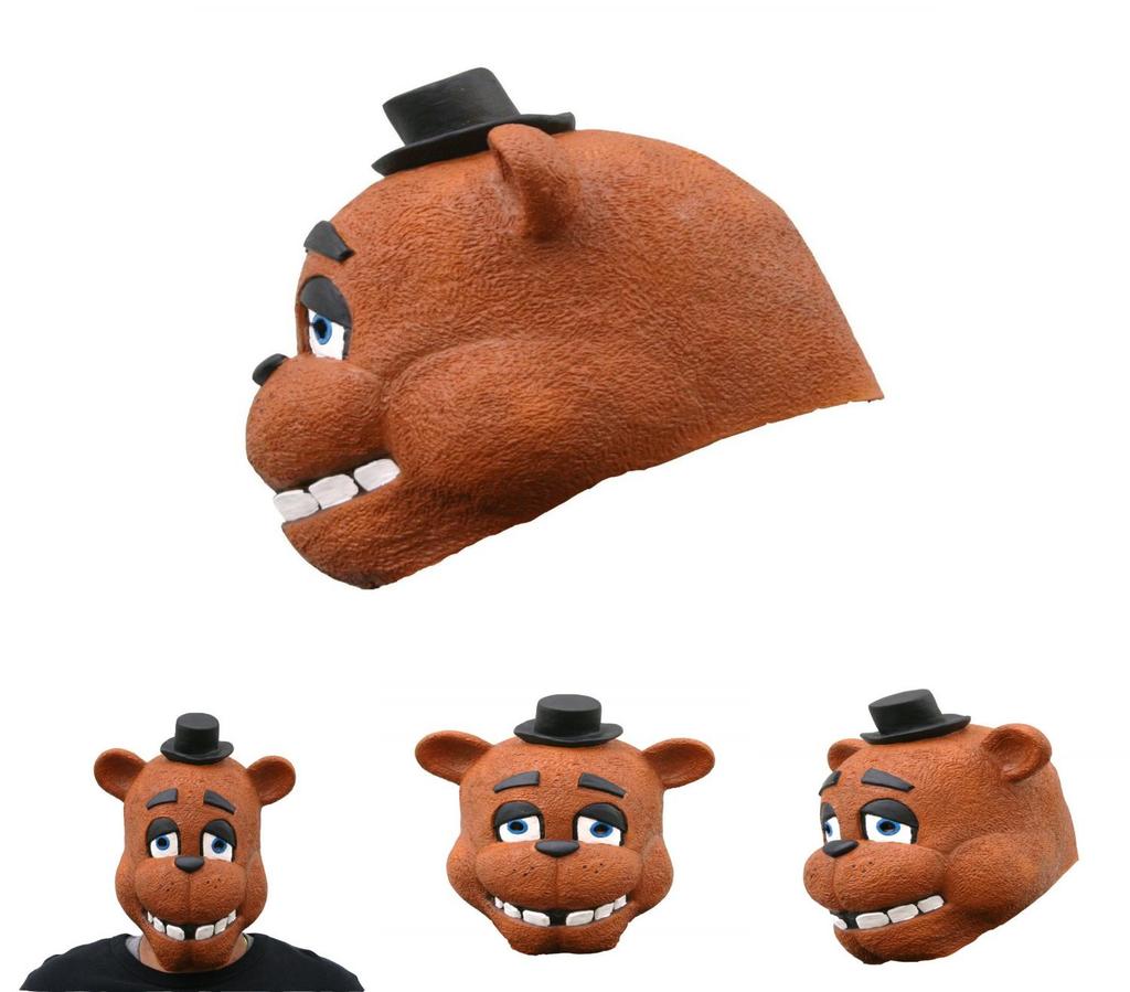 Máscara de Látex para Adulto de Five Nights At Freddy's con Estilo Freddy Chica Bonnie Foxy
