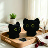 Kawaii Cat Plush Dolls Black Fluffy Pendant Stuffed Animal Kitten Cute Soft Toys Birthday Present Boys Girls Kids Home Bag Decor