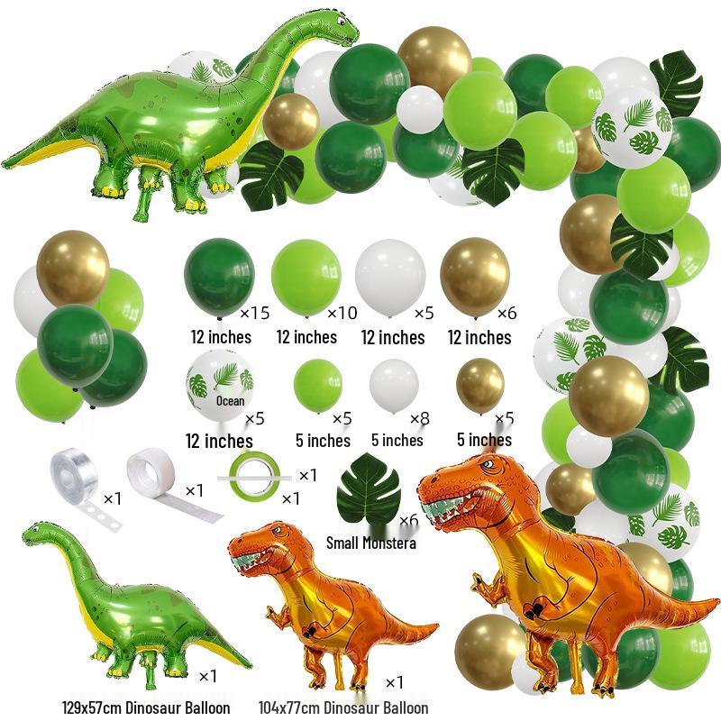 Jurassic World Dinosaur Jungle Birthday Balloon Set