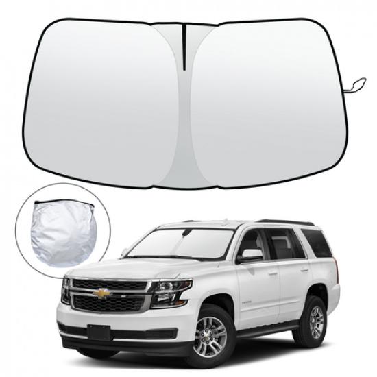 Car Windshield Sun Shade Cover For Chevy Tahoe 2015-2020 Foldable UV Block Visor
