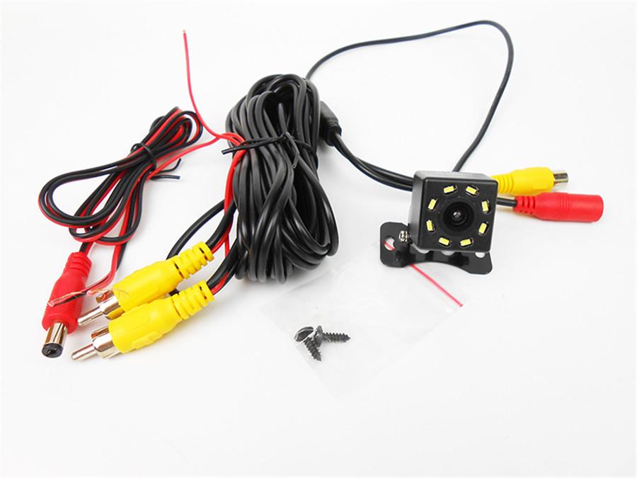 Car Rear View Camera  Backup Parking Camera 8 LED Night Vision Waterproof 170 Wide Angle Color Image reversing 12V