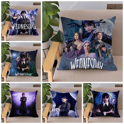 Movie W-Wednesday Pillow Case Home Decor Throw For Sofa Bed Car Room Decor Gift Idea
