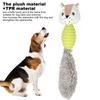 Pet Chew Toys Teeth Cleaning Biting Interactive Training Stuffed Plush Animal Doll for Dog
