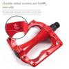 Widen Bicycle Pedals Aluminium Alloy Cycling Pedaling Colorful Mountain Bike Pedals  Universal