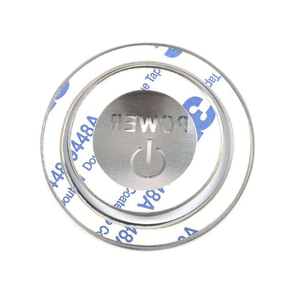 For Toyota Highlander XU70 2024 Engine Start Stop Switch Button Cover Trim Car Interior Styling Protector Decoration Sticker