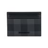 Check Cotton Wallet Card Holder Men Wallets Black Gray 80702751