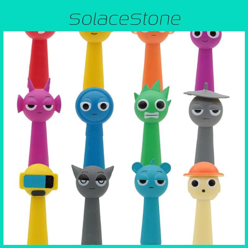 Exquisite Pvc Rhythm Box Figurine Toy With Collectible Cards For Display And Fun