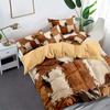 2/3pcs Animal Cowhide Soft durable Quality Duvet Cover Set - Soft plus Comfortable Beding for Bedrom plus Guest Rom - White Black Brown Cow Print