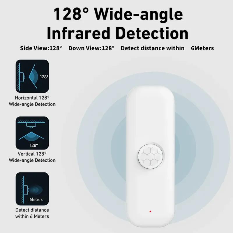 PIR Tuya Zigbee Wifi Motion Sensor Infrared Detector Alarm Sensor Works With Smart Life Tuya Home Assistant Body Sensor