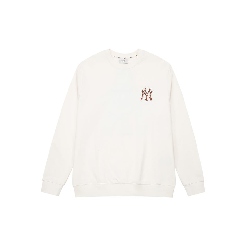 New MLB New York Yankees Sweatshirt Unisex White 3AMTM1234-50CRS
