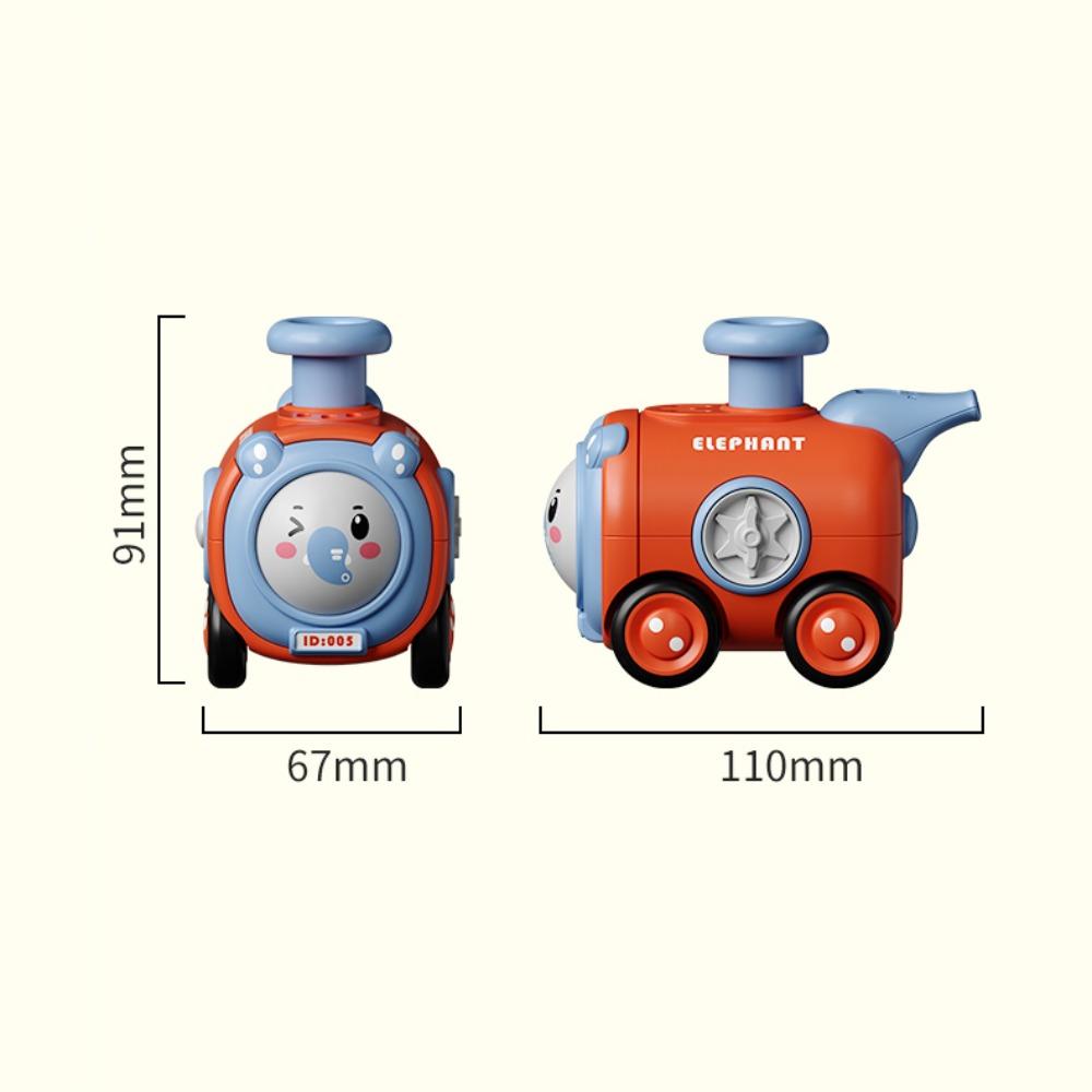 Cartoon Car Press To Change Face Whistle Train Crash Resistant Whistle Train Toy  3 Years Old +