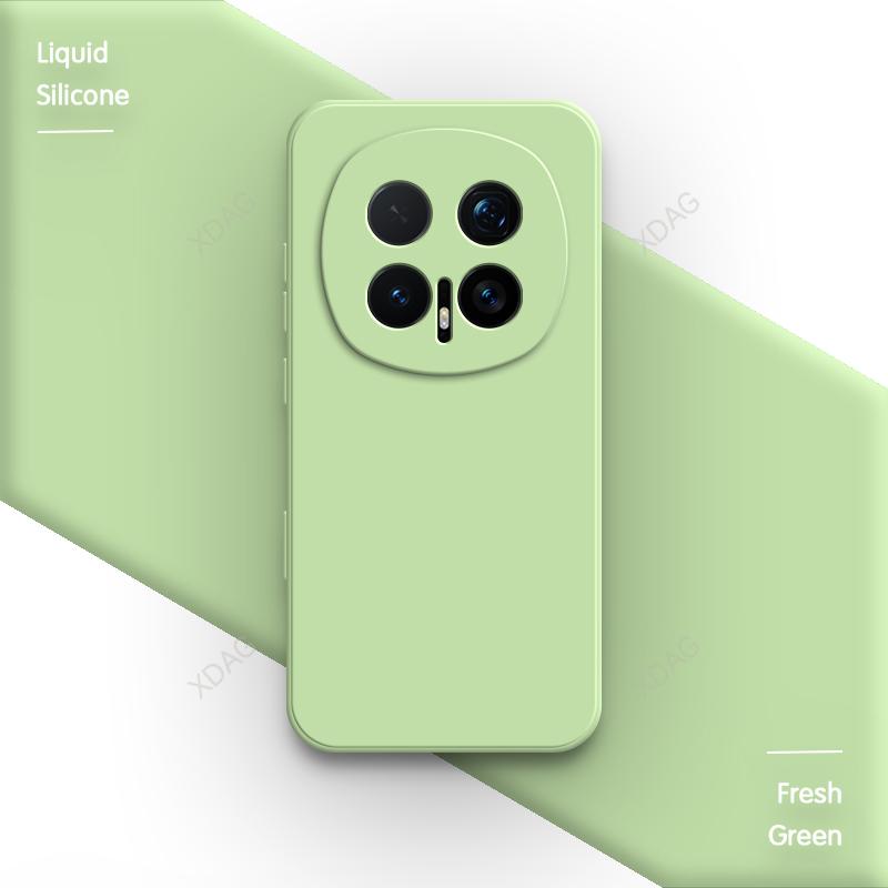 Original Liquid Silicone Soft Phone Case for Honor Magic8 Magic 8 Pro 8Pro 5G Funda Lens Protection Internal Flocking Back Cover