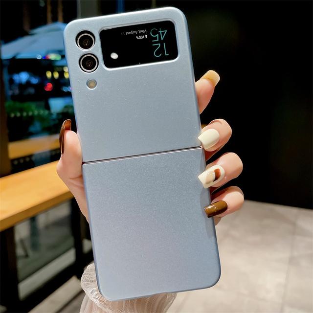 Solid Color Shockproof Phone Case For Samsung Z Fold 4 3 2 Flip 3 4 5g Zfold4 Zfold3 Zflip3 Zflip4 Zfold2 Protection Back Cover