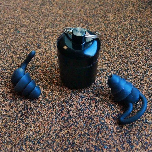 Earplugs for Sleep Noise Protection Perfect Pro Plugz Black 3 Flange + Case (A123510)