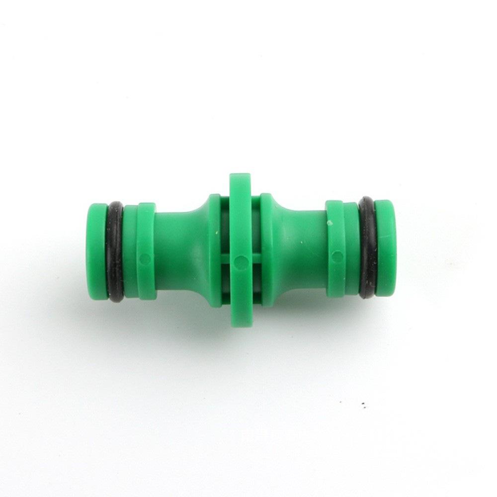 Plastic Two-Way Water Pipe Extension Connector 4-Point Quick Connect Nipple