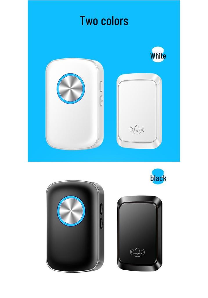 Wireless Battery-Free Doorbell: Smart, Waterproof, Long-Range Remote for Home and Elderly Use