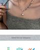 S925 Silver Retro Circle Necklace – Women's Elegant Clavicle Chain, Light Luxury Trendy Sweater Accessory