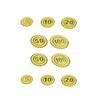 100pcs Pirate Coins Simulation Child Toy Decoration Coin Chip for Party Gold Coins