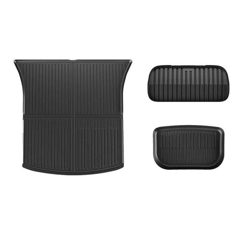 TPE Floor and Trunk Mats for Tesla Model YL/Y/3 - Designed to Fit Perfectly.