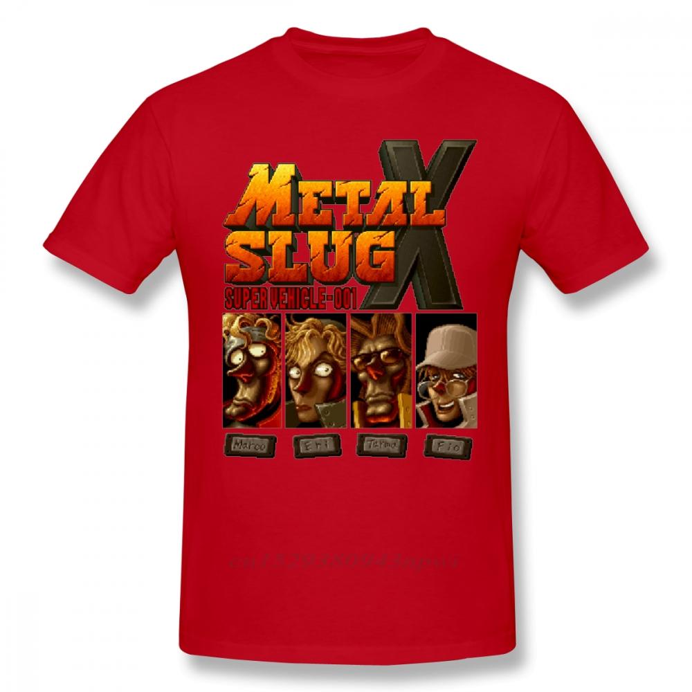 

Novelty Game Metal Slug X T Shirt Retro Play Homme Tee Shirt Free Shipping Camiseta Fashionable 100 Cotton S