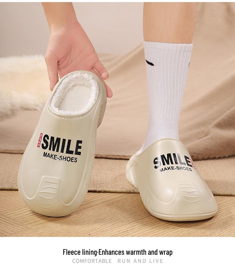 Men's Fleece-Lined Warm Casual Cotton Shoes - 2025 Autumn/Winter Collection