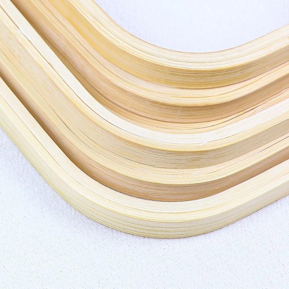 Bamboo Wood Square Embroidery Hoop Set Square Shape Embroidery Frame Home Handcraft