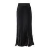 Solid Color Elastic Waist Bag Hip Skirt Pure Color Elastic Waist
