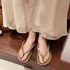 Fashion Women Summer Luxury Slides Shoes Rubber Flip Flops Shale Female Beach Pantofle Platform Designer Hawaiian Rhinestone Slippers