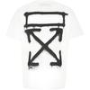 Off- Pre-Owned graphic-print cotton T-shirt OMAA038R201850150110