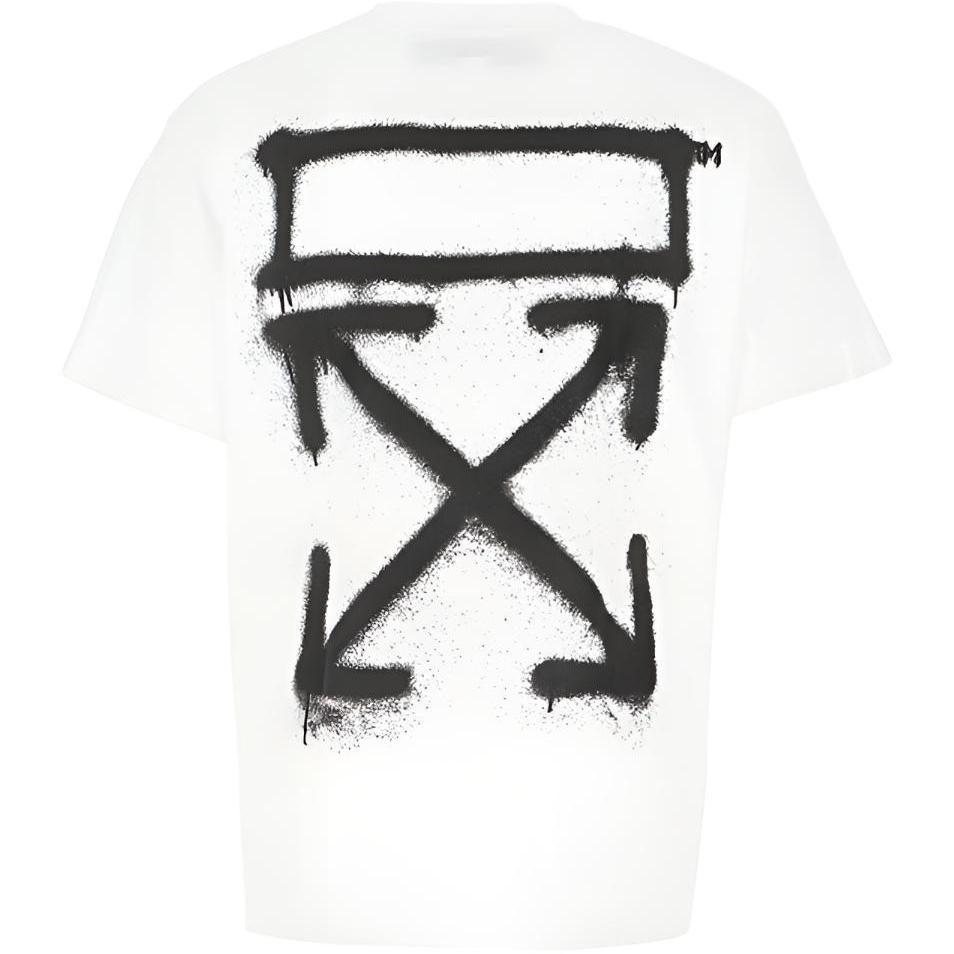 Off- Pre-Owned graphic-print cotton T-shirt OMAA038R201850150110
