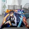 Memorable Game Comforter Cover Collection UK Twin Size Size Double Size King Size US Twin Size Full Queen Size Sword Art Bed Linen Collection