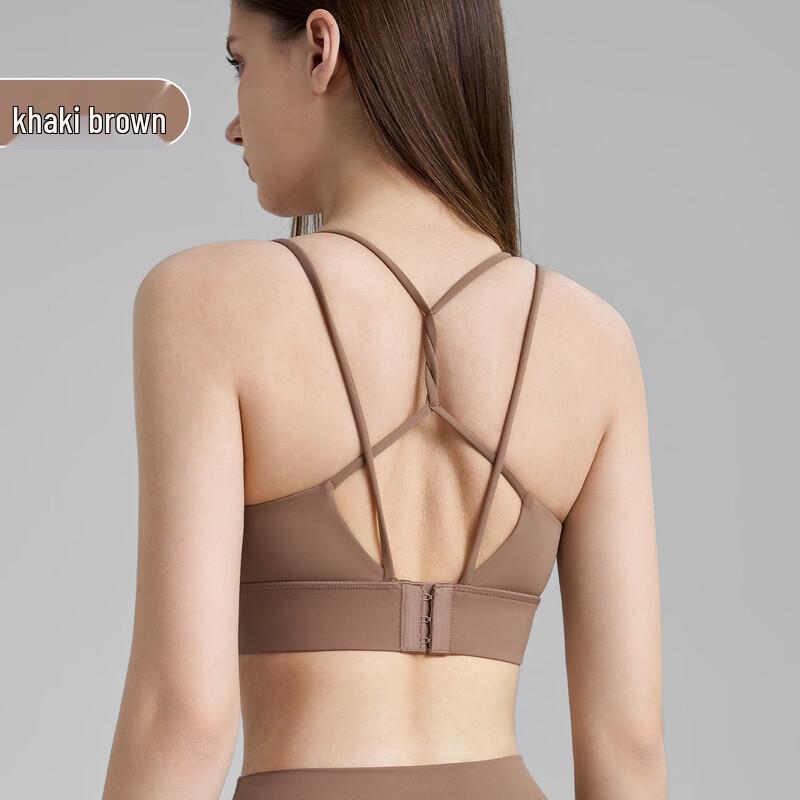 

Женский спортивный бюстгальтер WEZHO средней поддержки с U-образным вырезом