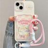 Lanyard Card Holder Phone Case Bubble Bath Domestic Android for For Huawei NOVA11 for Honor Card Holder Lanyard Case