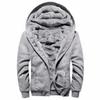 ANGELCITY Tracksuit Sweatshirt and Loungewear for Plus Size Men's Set, Fleece-Lined Pants, Hooded, Thick, Warm, Winter, Casual, (XL, Gray)