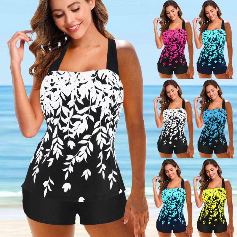 

Женский бикини больших размеров, сексуальный купальный костюм с высокой талией, пляжный купальник, женский летний купальник 3XL