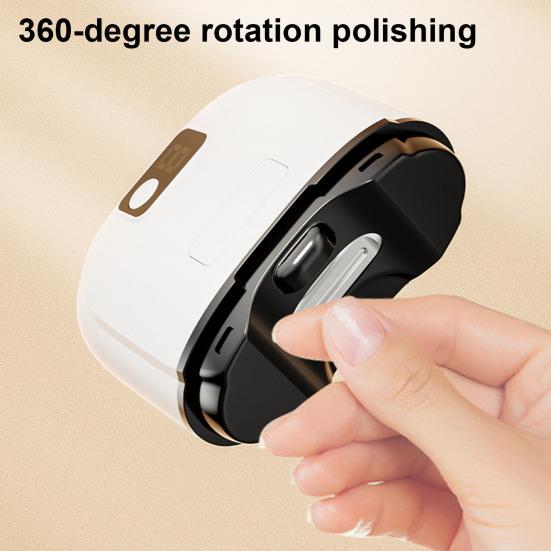 Multi-functional Electric Nail Clipper with LED Kids Adults Seniors Automatic Nail Trimmer Rechargeable Baby Manicure Grinding File Fingernail Cutter