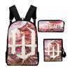 Classic Popular Wild Hearts Game 3D Print 3pcs/Set pupil School Bags Laptop Daypack Backpack Inclined shoulder bag Pencil Case