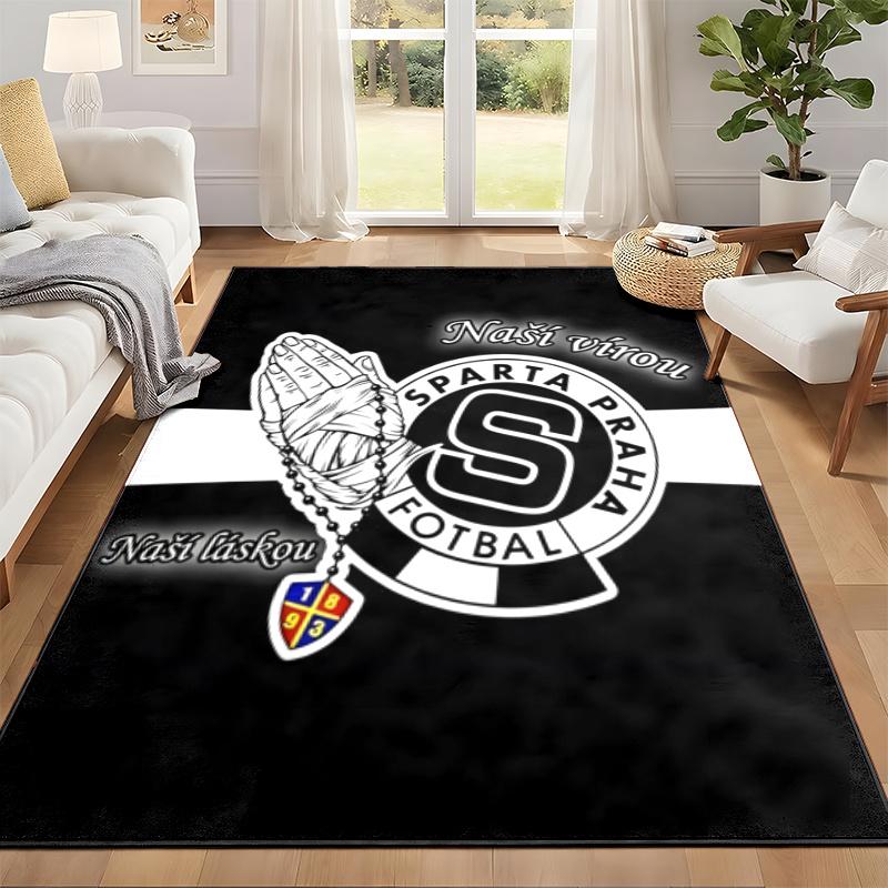 HC Sparta Praha Carpet Door Mat for Living Room or Bedroom Protective Mat Under Chair Office Decoration Christmas Gift Birthday Present