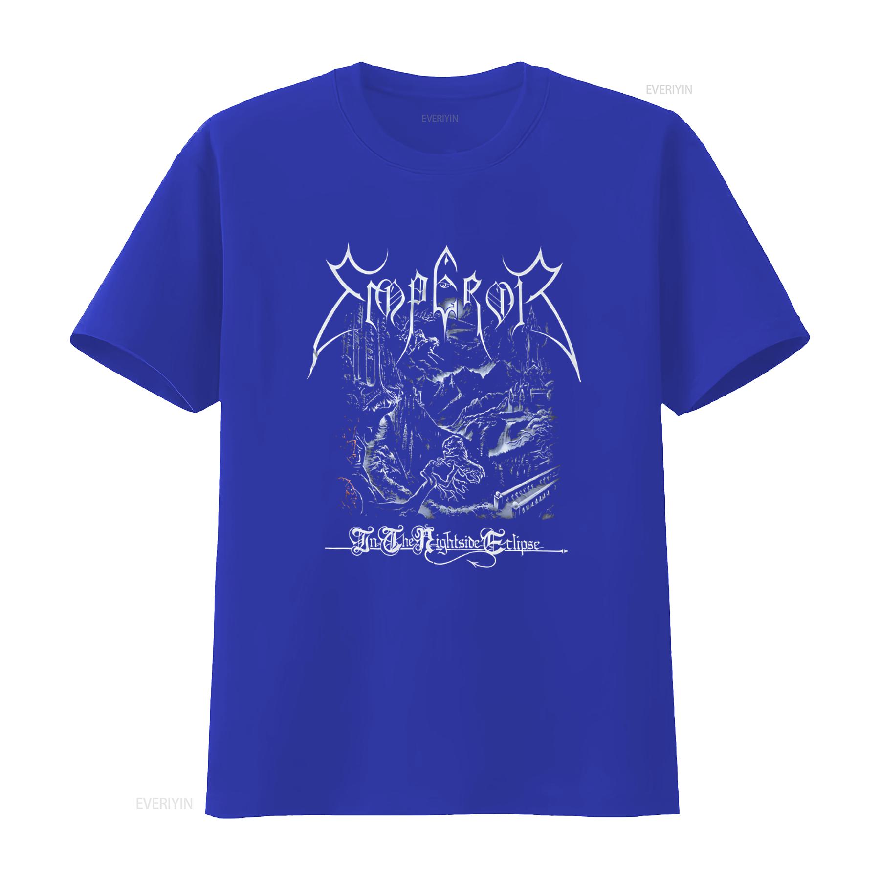 

EMPEROR In The Nightside Eclipse Black T Shirt Front Back Print X Large Band Merch Heavy Metal vintage Washed S