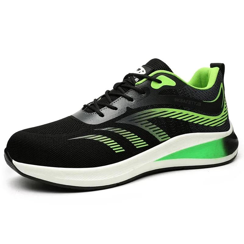 

Новая Мода Мужская Защитная Обувь Стальной Носок Кроссовки Легкие Ударопрочные Защита от Проколов Мужские Дышащие Рабочие Защитные Ботинки 48