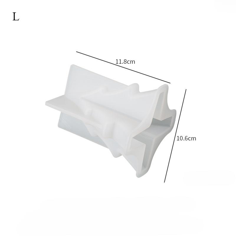 Christmas Tree Silicone Molds for DIY Handmade Aromath Gypsum Scented Candle Mould Christmas Decorations Home Decor Crafts