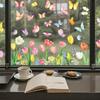 Static Cling Stickers Butterfly Flower Design for Window Bedroom Living Room Spring 2026 New Collection Wholesale