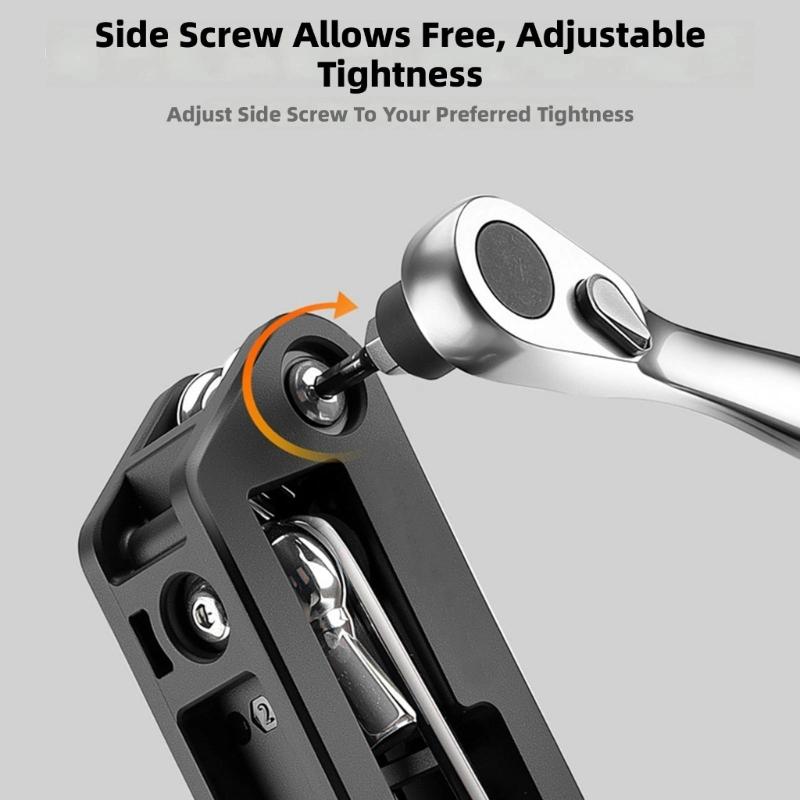 10 in 1 Bicycles Maintenance Tool Pocket Size Heavy Duty Bikes Multiple Tool Multifunctional Bikes High Strength Wrench