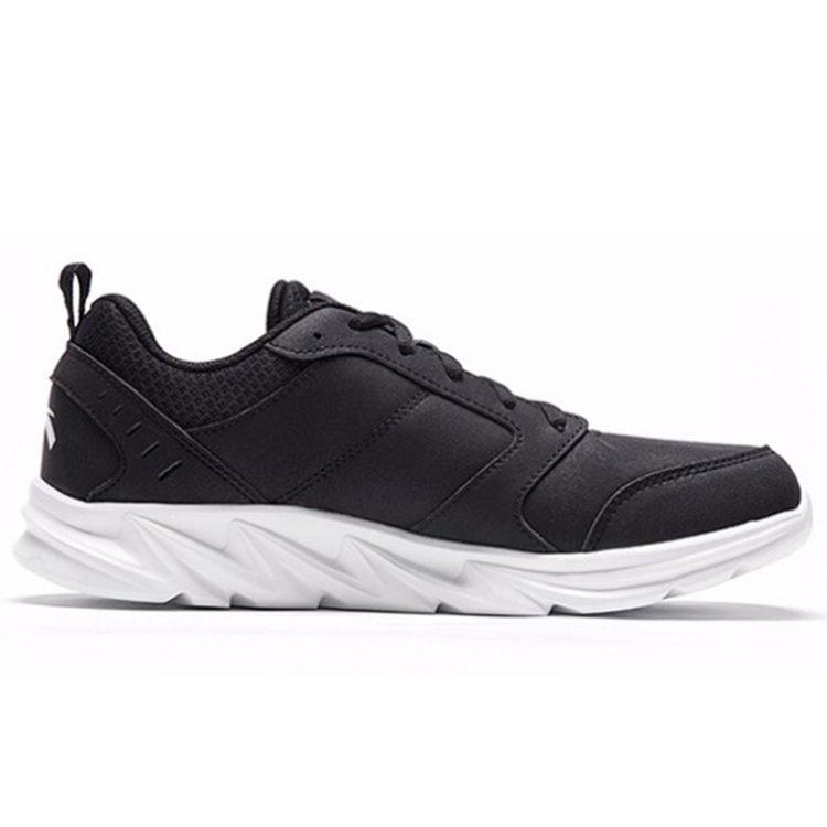 Anta Cushioning Slip Resistant Abrasion Resistant Breathable Lightweight Low Top Running Shoes Men's Black 91815522-6
