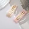 Korean Handmade Pearl Flower Hair Clip for Girls