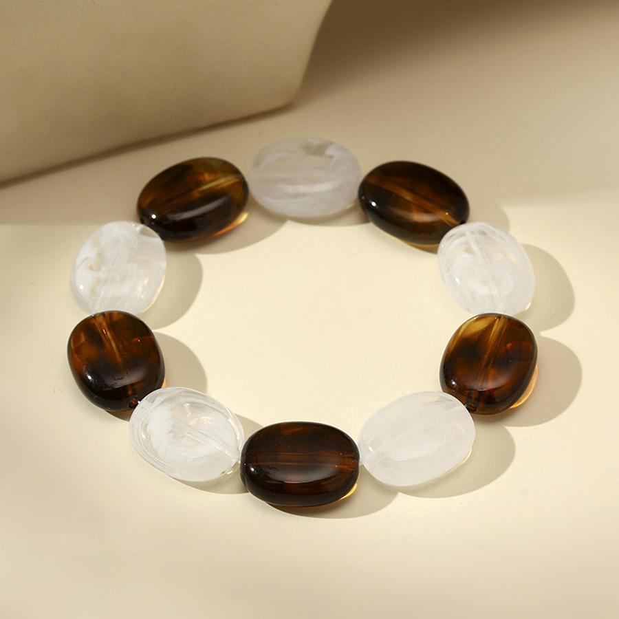 Minimalist Elegant Women Bracelet Beaded 2Pcs Premium Selected Cooling Sensation Acrylic Perfect Gift For Her Leisure Versatile