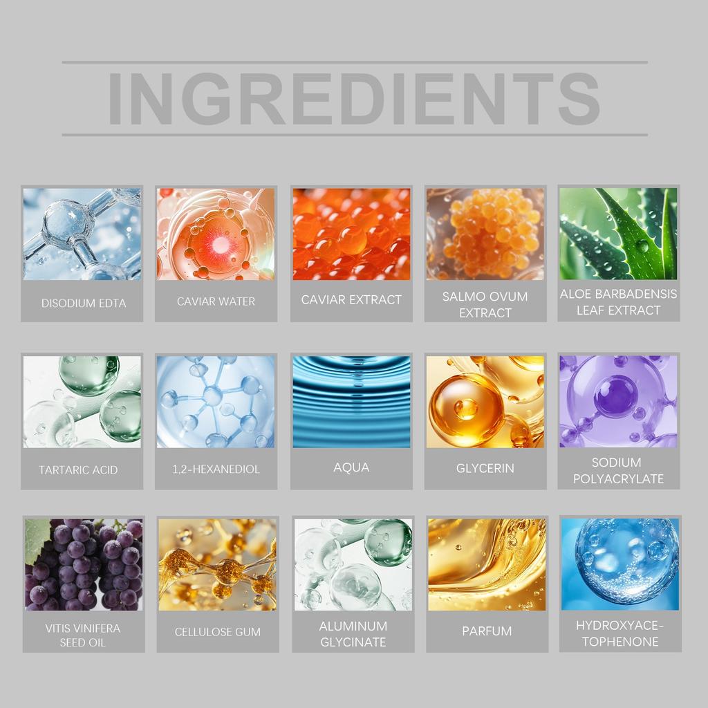 Deep Moisturizing Mask, Overnight Hydrogel Mask, Firming Skin Suitable For All Skin Types,10ml