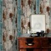 Vintage Wood Self Adhesive Paper Removable Peel Stick Wallpaper Blue Wood Panel Interior Film Leave No Trace Surfaces Easy Clean