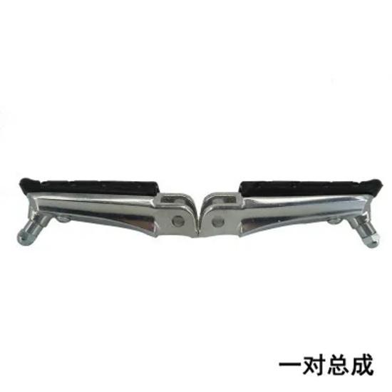 

Motorcycle Front Foot Pegs Footrests Black Pedals For Honda CB250 CBR600F CB600F NC700 Hornet 250 600 Aluminum Rubber Left and right