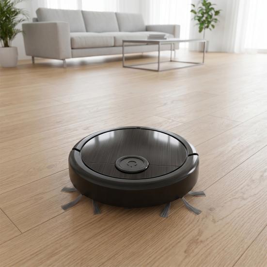 Robot Aspirapolvere Intelligente Avvio con un Click Aspirazione Laterale Funzionamento Silenzioso Scopa Aspirapolvere Mop per Pavimenti Rimozione Polvere Peli Macchie